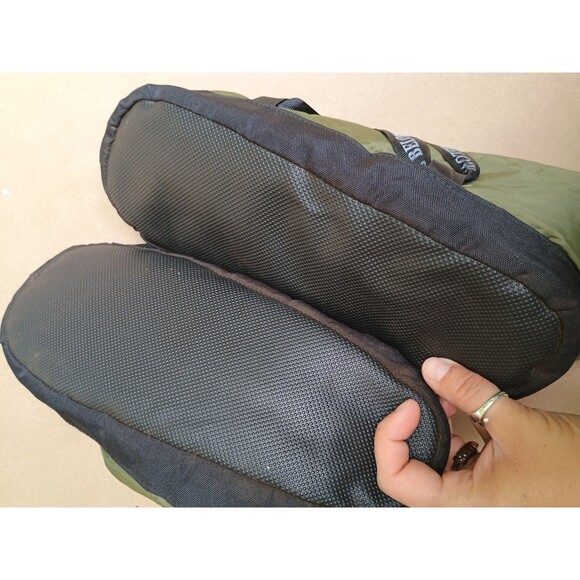 40 below Lamilite Insulation Camp Booties Made In USA Size XL Green Tenting main image 6